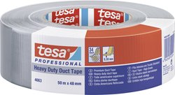 tesa® duct tape 4663 — Odporna na rozdarcie i bardzo przyczepna taśma tekstylna do wymagających zadań Taśma materiałowa tesa tesa® Professional 04663-00007-02 STRONG (D x S) 50 m x 48 mm 50 m 1 szt.