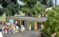 Kompleks garażowy Zestaw do złożenia  Busch 1648 H0 1 szt.