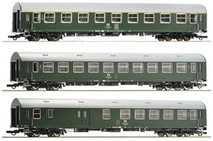 Wagon osobowy Roco 6200028 H0 zestaw 3 1. Wagony pasażerskie DR