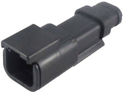 Obudowa złącza pin męskiego na kabel TE Connectivity DTM04-2P-EE03, piny: 2, 1 szt.