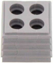 Element uszczelniający CONTA-CLIP KDS-DE 4X6 GR 28762.6, (D x S x W) 20.3 x 20.3 x 17.7 mm, termoplastyczny elastomer, 10 szt.