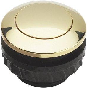 Przycisk do dzwonka Grothe 62001, 12 V/1,5 A, IP54, złoty