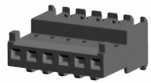 Listwa kołkowa, żeńska, standardowa TE Connectivity MTA-100 3-644540-4, wire-to-wire, piny: 4, 5 A, 1 szt.