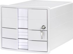 Szafka z szufladami HAN 1018-12 biały DIN A4, DIN C4 Ilość szuflad: 3