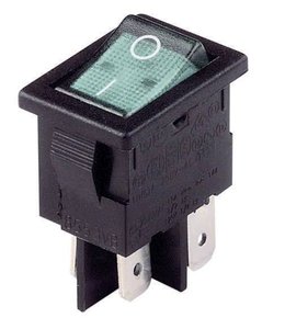 Przełącznik Arcolectric (Bulgin Ltd.) H 8553 VB NAC, 230 V/AC, 10 A, 2 x wył/wł, zatrzask, 1 szt.