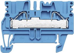 Złączka przelotowa szeregowa PDU, niebieska Weidmüller PDU 2.5/4 BL 1896230000-1 1 szt.