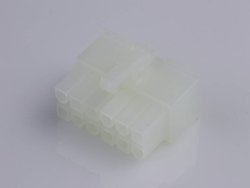 Obudowa złącza pin żeńskiego na kabel Molex MOL Power & Signal Sol. 39012120, piny: 12, 13 A, 1 szt.