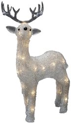 Figurka akrylowa Konstsmide 6224-103 Zaprzęg św. Mikołaja ciepła biel ciepły biały