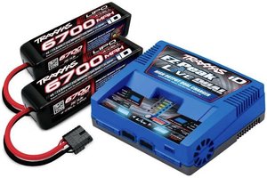 Ładowarka modelarska Traxxas EZ-Peak Live Dual +2x LiPo-Akku 26 A LiPo, NiMH