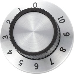 Pokrętło TRU COMPONENTS RN-114A 709024, ze skalą, (Ø x W) 36.8 mm x 14.8 mm, 1 szt.