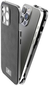 Etui 360° Glass do Apple iPhone 14 Pro, Premium Leather, Czarne Cover Black Rock 360° Glass iPhone 14 Pro czarny