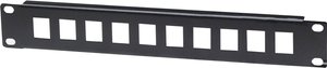 Patch panel Intellinet 10-portowy niewyposażony 10'' 1 U czarny Patchpanel Intellinet 714860, 10 Portów, 254 mm (10''), 1 U