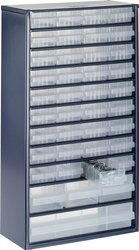 Szafka z szufladami raaco 1240-123 137430, Ilość przegród: 40, (D x S x W) 306 x 150 x 552 mm