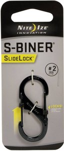 NITE Ize NI-LSB2-01-R3 Karabinek  SideLock S-Biner 2  50 mm x 22 mm x 8 mm  1 szt.