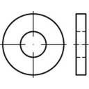 Podkładki płaskie TOOLCRAFT 1067782 5.3 mm 15 mm   A2 stal nierdzewna 100 szt.