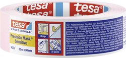 Taśma maskująca tesa Präzisionskrepp® 04333-00019-02 PRECISION SENSITIVE (D x S) 50 m x 30 mm 50 m 1 szt.