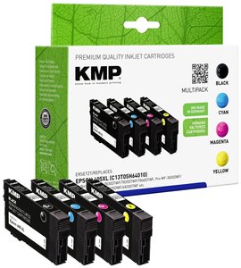 KMP Tusz Zamiennik Epson 405XL, T05H6, T05H1, T05H2, T05H3, T05H4 Czarny, Cyjan, Magenta, Żółty  atrament KMP 1656,4005 1656,4005, 1 szt.