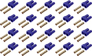 Złącze żeńskie akumulatora EC5 Reely 1399710 pozłacane 20 szt.