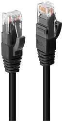 Kabel sieciowy Lindy Cat.6 UTP Premium 0,5 m Czarny 0,5 m Kabel LAN LINDY 45431, 1 szt., RJ45, 0.50 m, czarny
