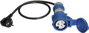 Adapter pomiarowy do jednofazowego urządzenia końcowego Adapter pomiarowy Benning 044143 16 A niebieski