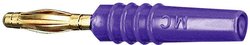 Złącze bananowe MultiContact SLS205-L  fioletowa