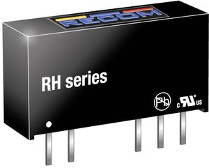 Przetwornica DC/DC, do PCB RECOM RH-0505D RH-0505D, SIP-7, 1 W, 5, 1 szt.