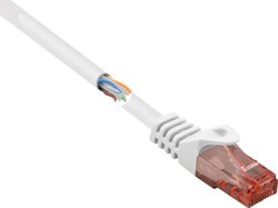 Kabel LAN Renkforce RF-5043884, 1 szt., RJ45, CAT 6, U/UTP, 2.00 m, biały