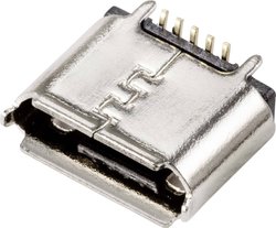Gniazdo do zabudowy Micro-USB 2.0 typu B 90° TRU COMPONENTS TC-9201996, 1 szt.