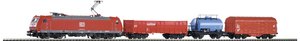 Pociąg towarowy Piko H0 59015 Pociąg towarowy H0 PSCwlan BR185 S-Set firmy DB AG