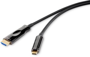 adapter USB-C, HDMI Renkforce RF-4531596, konstrukcja okrągła, 30.00 m