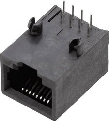 złącze żeńskie do wbudowania poziomego RJ45 BEL Stewart Connectors SS64800-010F Ilość styków: 8P8C 1 szt.