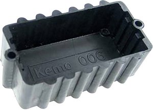 Obudowa modułowa Kemo, termoplast, czarny, (D x S x W) 70 x 36 x 23 mm, 1 szt.