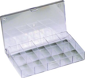 Skrzynka Hüfner Dübel 816566, Ilość przegród: 10, (D x S x W) 164 x 31 x 101 mm