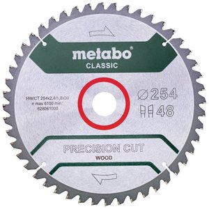 Tarcza tnąca Metabo precision cut wood - classic 254 x 30 mm 1 szt.