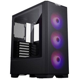 Obudowa PHANTEKS Eclipse G300A ATX, szkło hartowane, ARGB - 3 wentylatory, czarne Obudowa gamingowa Midi Tower Phanteks Eclipse G300A, czarny