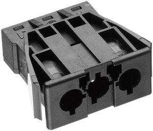 Złącze męskie sieciowe Adels-Contact  złącze męskie do wbudowania pionowego Łączna ilość styków: 2 + PE 16 A czarny AC 166 GEST/ 3 1 szt.