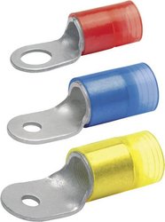 Klauke Crimp Terminals 10qmm izolowane 652/10 Klauke 65210 Końcówka oczkowa 1 szt.