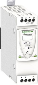 Taktowane zasilanie uniwersalny, do dużych obciążeń, napięcie zmienne 100-500 VAC, 1-2 P, 24 VDC, 3 A, 72 W Zasilacz na szynę DIN Schneider Electric ABL8RPS24030 ABL8RPS24030   3 A 72 W