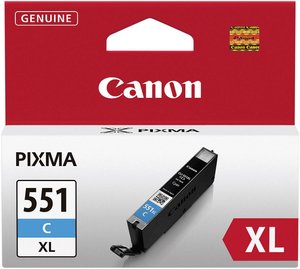 Canon Wkład atramentowy CLI-551XL błękitny 6444B001 Tusz Canon CLI-551XL C, cyjan, oryginalny