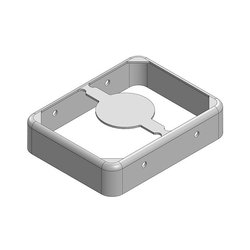 22,3 x 17,3 x 3,3 mm, dwuczęściowa, bezszwowa ramka osłony RF/osłony EMI (CRS) Ekranowa rama osłonowa Masach TECH EMI/RFI-Abschirmung MS223-10F, 1 szt.