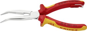 Szczypce płaskie, okrągłe Knipex 26 26 200 T, 200 mm