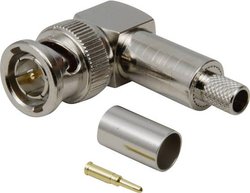 Złącze BNC BKL Electronic 0401018 0401018 złącze męskie kątowe 75 Ω 1 szt.