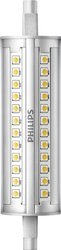 Pręt LED Philips 120W, R7S, neutralna biel (3000 kelwinów), 2000 kelwinów, 118mm, ściemnianie Żarówka LED Philips Lighting 77369400 14 W = 120 W 2000 lm ciepła biel 1 szt.