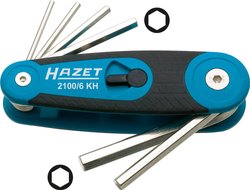 Zestaw kluczy trzpieniowych Hazet  2100/6KH wewnętrzny sześciokąt 6 szt.