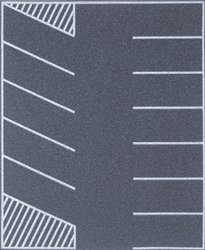 Parking i pas parkingowy z 3 zatoczkami, Busch 7076, 200 mm x 160 mm, skala H0