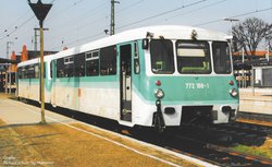 Wagon zespołu trakcyjnego H0 Piko H0 52884, Interfejs Analog DC, Rozstaw osi: 311 mm