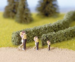 Żywopłot Noch 21524, 10 mm, skala H0, N, TT, ciemnozielony, 2 szt.