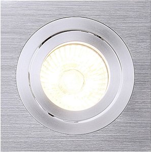 Pierścień montażowy New Tria I SLV 111361, GU10, New Tria I, aluminiowy (szczotkowany)