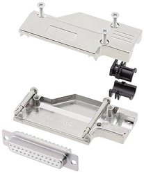 Zestaw listew żeńskich D-Sub encitech DCMR25-FK-DMS-W-K 6355-8065-33, rzędy: 2, styki: 25, 90 °, 1 szt.