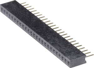 Gniazdo rzędowe BKL Electronic 10120602, pozłacane, RM 1.27 mm, 1x25-pin